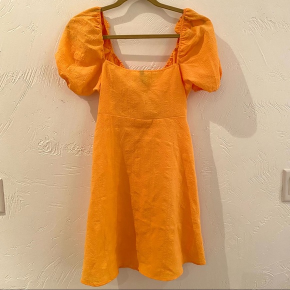 H&M Women’s Party Dress | Orange | Size Medium | - Picture 2 of 3